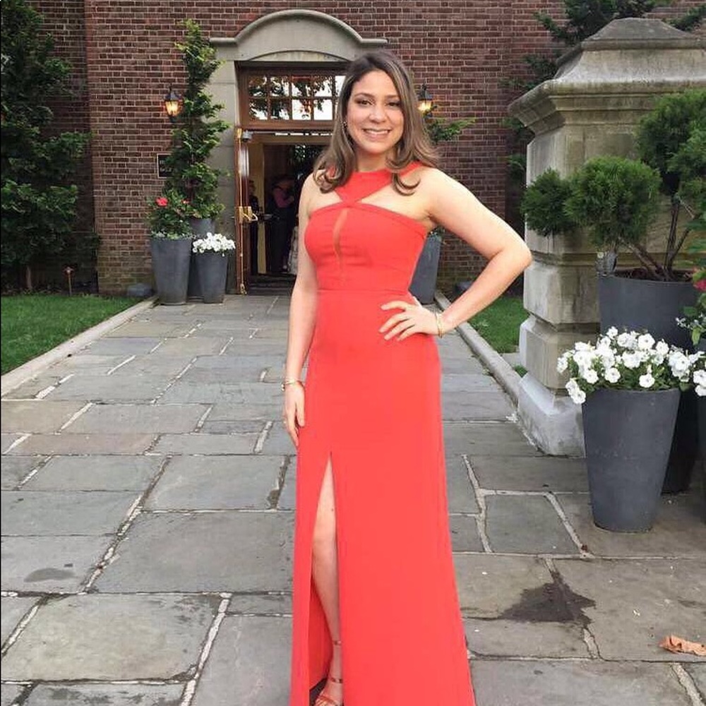BCBG Maxazria Angie Halter Gown